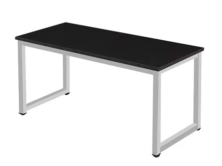 白架黑胡桃木办公桌